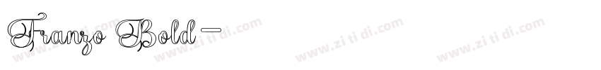 Franzo Bold字体转换